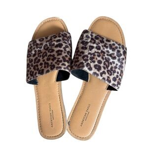 American Eagle Outfitters Animal Print Slippers